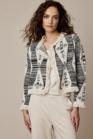 Summum 7s5740-7935 vest ikat jaquard