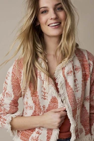 Summum 7s5740-7935 vest ikat jaquard