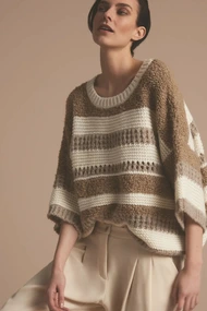 Summum 7s5774-7957 trui boxy mix knit