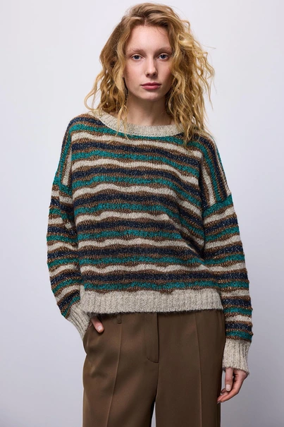 Summum 7s5853-8003 trui streep lurex