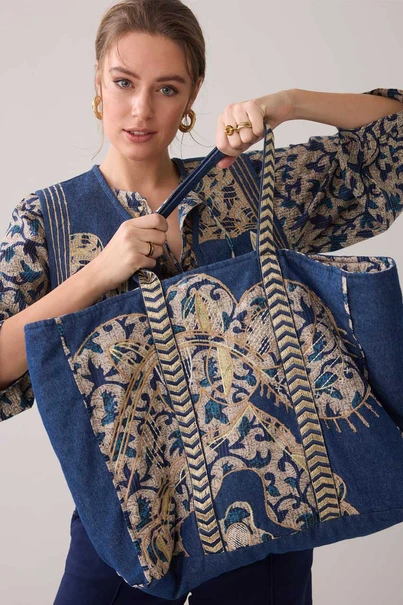 Summum 8s964-12212 tote bag borduur