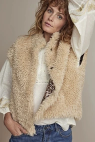 Summum 9s094-11716 gilet fake fur