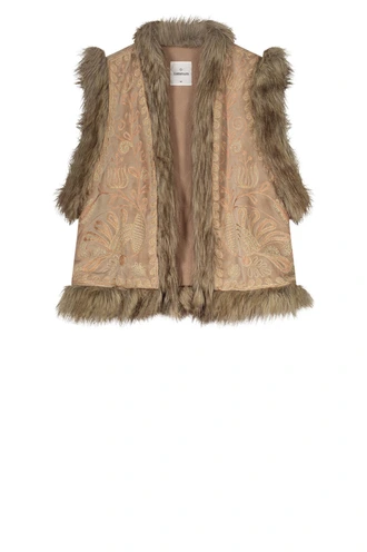 Summum 9s104-11729 gilet velours boho