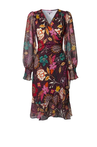 Tessa Koops edita tricot jurk flower print