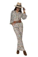 Tessa Koops nabila top voile amanti print