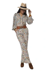 Tessa Koops nabila top voile amanti print