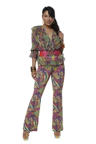Tessa Koops tula top voile pluma print