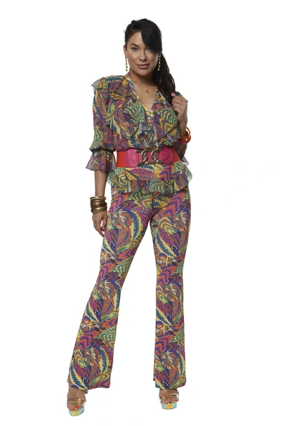 Tessa Koops tula top voile pluma print