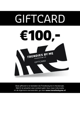 TRENDIES BY ME Cadeaubon giftcard 100 euro