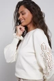 Yaya 01-000198-303 trui borduur pof
