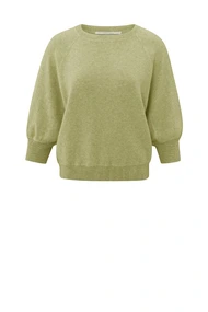 Yaya 01-000225-502 sweater 1/2 mouw