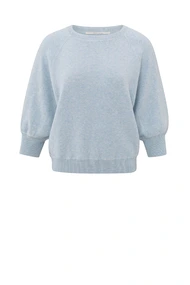 Yaya 01-000225-502 sweater 1/2 mouw