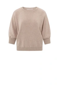 Yaya 01-000225-502 sweater 1/2 mouw