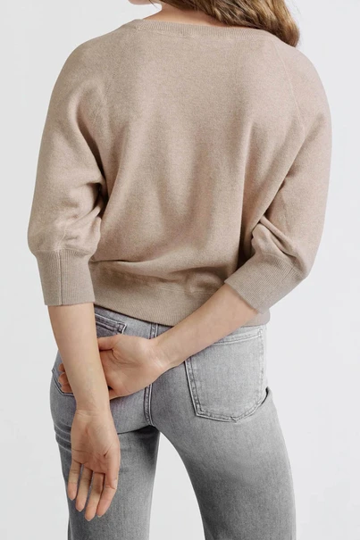 Yaya 01-000225-502 sweater 1/2 mouw