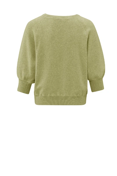 Yaya 01-000225-502 sweater 1/2 mouw