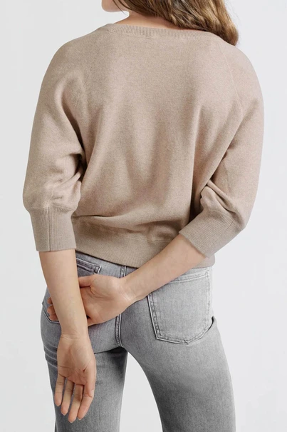 Yaya 01-000225-502 sweater 1/2 mouw