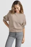 Yaya 01-000225-502 sweater 1/2 mouw