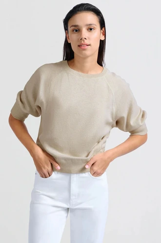 Yaya 01-000225-503 sweater 1/2 mouw
