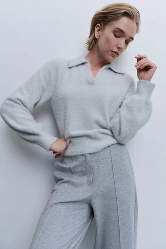 Yaya 01-000429-501 fluffy trui