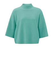 Yaya 01-000437-501 trui rib detail