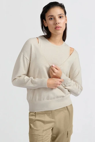 Yaya 01-000443-502 trui met top