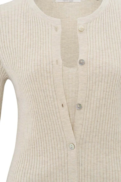 Yaya 01-000447-502 vest ribbel
