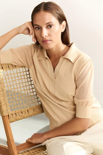 Yaya 01-000459-504 trui polokraag