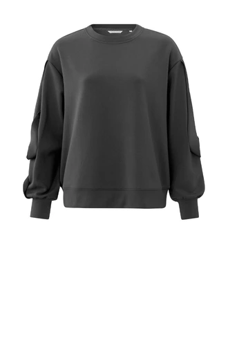 Yaya 01-109044-309 sweater ruffle