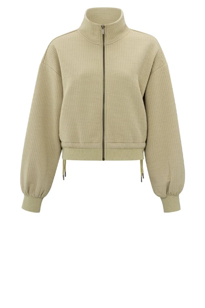 Yaya 01-109081-502 sweatvest ribbel