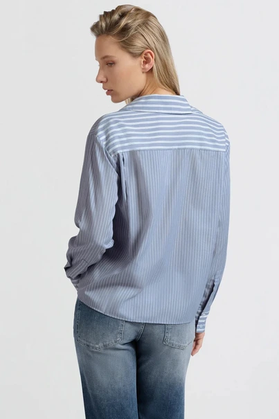 Yaya 01-201135-502 blouse pinstripe