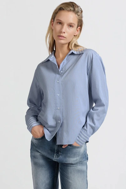 Yaya 01-201135-502 blouse pinstripe