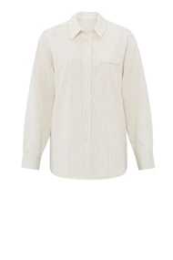 Yaya 01-201139-503 pinstripe blouse