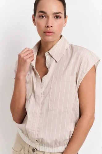 Yaya 01-201141-503 blouse mouwloos