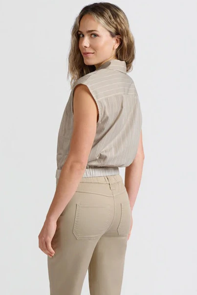 Yaya 01-201141-503 blouse mouwloos