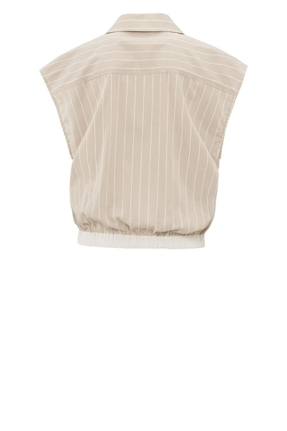 Yaya 01-201141-503 blouse mouwloos
