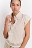 Yaya 01-201141-503 blouse mouwloos