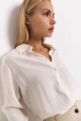 Yaya 01-201144-503 blouse crinkle