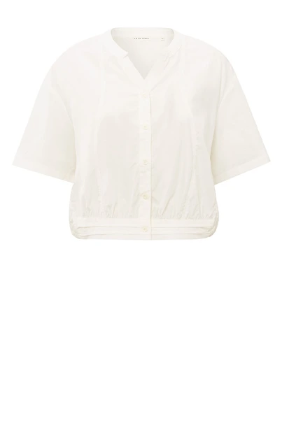 Yaya 01-201148-504 blouse drawcord