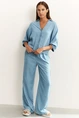 Yaya 01-201162-504 blouse chambray
