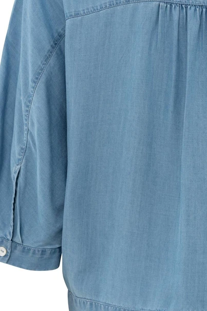 Yaya 01-201162-504 blouse chambray