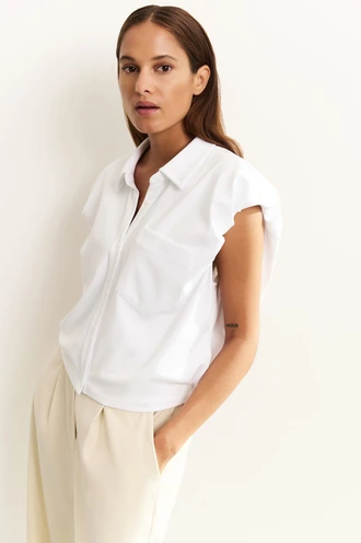 Yaya 01-209155-504 blouse mouwloos