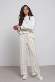 Yaya 01-301036-302 broek vage ruit