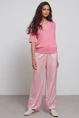 Yaya 01-301044-303 wide leg satin