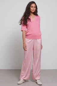 Yaya 01-301044-303 wide leg satin