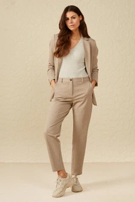 Yaya 01-301078-308 pinstripe broek