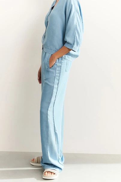 Yaya 01-301190-504 broek chambray