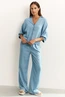 Yaya 01-301190-504 broek chambray