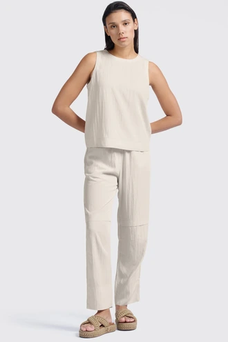 Yaya 01-301192-505 broek loos fit