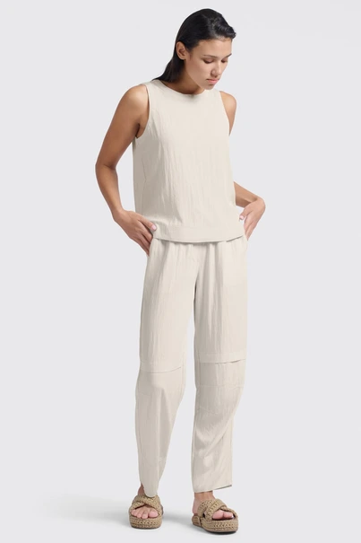 Yaya 01-301192-505 broek loos fit