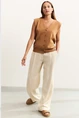 Yaya 01-301196-505 broek linnen mix